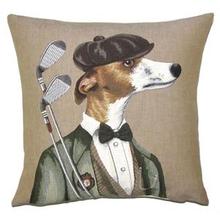 Kissen Golf Freunde Windhund 35x35 cm von TEAM TIROL