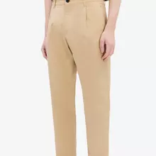 Elvine Arnason Khaki Light Cotton Lyocell Hose Herren beige von ELVINE