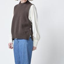 Klitmøller Nala Knit Vest Taupe Damen Pullunder Merino beige braun von Klitmøller
