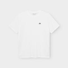 Dedicated Stockholm Ski Crash EMB White T-Shirt Bio Baumwolle Shirt weiß von Dedicated