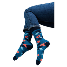 Organic Socken Kranich von Kabak
