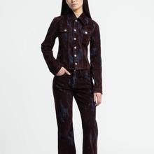 Kings Of Indigo Teruko Fudge Larissa Flock Damen Flared Hose braun von Kings Of Indigo