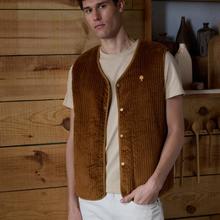 Faguo Esterel Wendeweste Cord Herren braun von Faguo