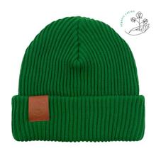 Hat warm thick, Green 100% Biobaumwolle von Kabak