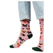 Organic Socken Hunde Pink von Kabak von Kabak