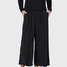 Klitmøller Leonora Pants Black Damen Lyocell Culotte schwarz von Klitmøller