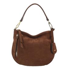 abro JUNA Hobo x-small, velours braun von abro