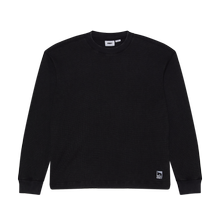 Obey Post Thermal LS Vintage Dusty Black Limo Herren Pullover schwarz von OBEY