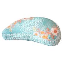 Meditationskissen Halbmond jade/orange von Spirit of OM