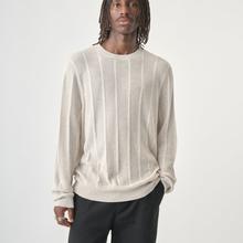 Cleptomanicx Parchment Chaser Sweater Herren creme von Cleptomanicx