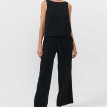 Suite 13 Pas Top Black Tencel Modal Shirt schwarz von Suite 13