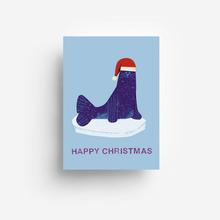 Robbe Weihnachten, Postkarte von jungwiealt von jungwiealt