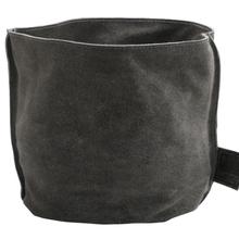 Korb aus grauem Leder von PTMD von PTMD