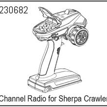 6-Kanal Fernsteuerung für Absima CR3.4 Crawler von Absima