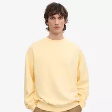 Colorful Standard Oversized Organic Crew Soft Yellow Pullover Herren gelb von Colorful Standard