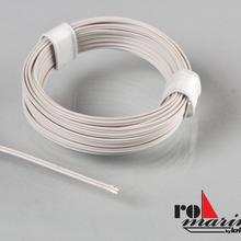 Zwillingslitze weiß 2x 0,07 mm 5m Ring von Krick