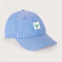 American Vintage gestreifte Kappe Zatybay Unisex blau von American Vintage