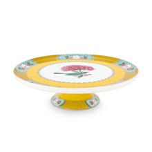 Tortenplatte Tortenständer Blushing Birds gelb  von Pip Studio