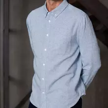 About Companions Ken Button-Down Flannel Hemd Herren mittlelbau von About Companions