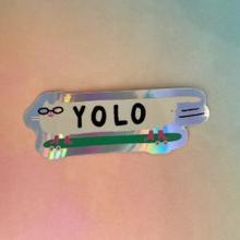 Sticker Yolo von Slinga Illustration von Slinga Illustration
