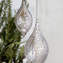 Hängeleuchte Antik Silber L 43 | 30 cm von CHILLISY HOME