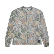 Obey Post Thermal LS Vintage Dusty Vintage Wood Camo Herren Pullover beige von OBEY