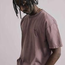 Cleptomanicx Plum Perfect Ligull Washed Boxy Tee T-Shirt Herren gewaschenes lila von Cleptomanicx