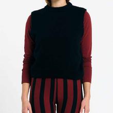 Suite13Lab Mora Vest Black Damen Alpaka Pullunder schwarz von Suite 13
