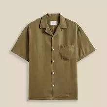 Portuguese Flannel Olive Dogtown Kurzarm Hemd Herren olivgrün von Portuguese Flannel