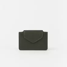O MY BAG Harmonica Wallet Moss Soft Grain Leather Portemonnaie Geldbörse grün von O My Bag