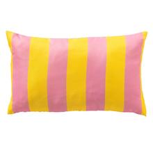 Dutch Decor APOLLO - Outdoor Kissen 30x50 cm - Gestreift gelb rosa von Dutch Decor