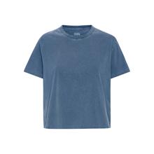 Colorful Standard Organic Boxy Crop T-Shirt Faded Indigo Damen T-Shirt dunkelblau von Colorful Standard