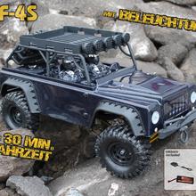 DF-4S Scale-Crawler mit Beleuchtung - BLACK Edition von DF Mali