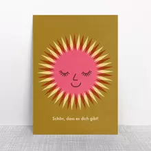 Monimari Postkarte Sonnenschein von Monimari