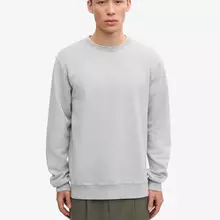 Colorful Standard Classic Organic Crew Sweatshirt Faded Grey Herren grau von Colorful Standard