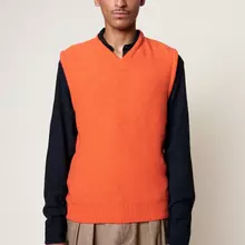 Homecore Baby Firas Bright Orange Pullunder Herren orange von Homecore