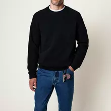 Homecore Terry Sweat Sweatshirt Black Herren Baumwolle schwarz von Homecore