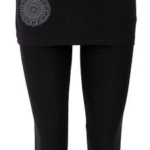 Yoga-Hose, Leggings mit Minirock Bio BW Yogi - schwarz von Guru