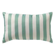 Dutch Decor SIA - Outdoor Kissen 30x50 cm - Gestreift mint weiß von Dutch Decor