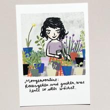 Silke Schmidt Mini Druck Morgenroutine von Silke Schmidt