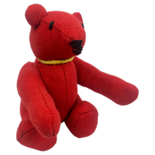 Stofftier Bär BRUNO – rot von WSDO