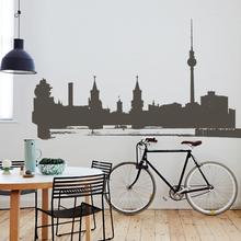 Wall Art Wandtattoo Berlin Skyline Oberbaumbrücke  von Urban ART Berlin