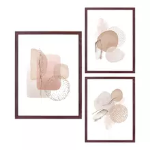 Bilderrahmen "Aspen" 3er Set in braun von House Nordic von House Nordic