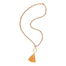 Sakralchakra Mala „I am creative" mit Messing von Hoffnungsträger