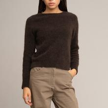 JOHNNYLOVE Alicia Sweater Chocolate Damen Mohair Pullover braun von Johnny Love