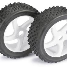 Räderset Buggy "5-Speichen / Dirt" weiß 1:8 (2) von Absima