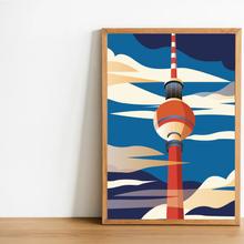 Berlin Poster Fernsehturm von Kabak