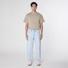 Dawn RISE Relaxed Tapered Ice Blue Minimal Stretch Jeans Hose Herren Hellblau von DAWN