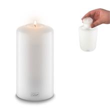 Dauerkerze Farluce "Classic" in weiß von Qult® von Qult