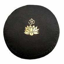 Meditationskissen mit Inlet "Lotus Om" von Saraswati